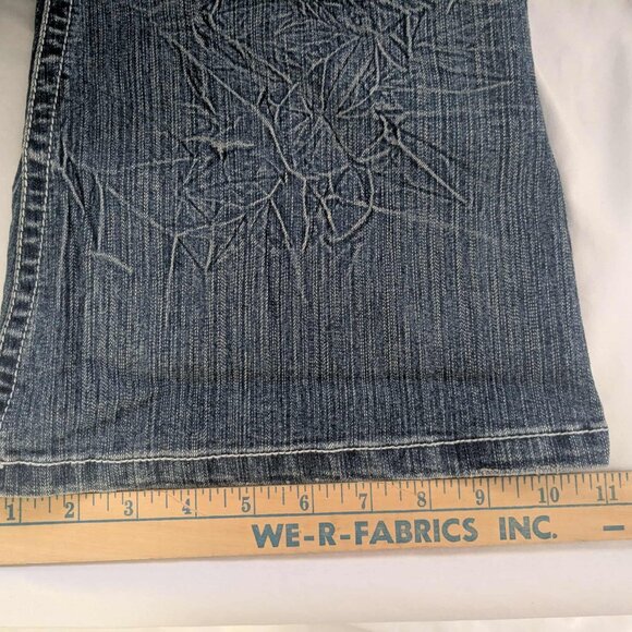 Y2K Vintage Sears Industrial Cotton Fit & Flare Juniors Jeans Size 9 - Picture 9 of 9